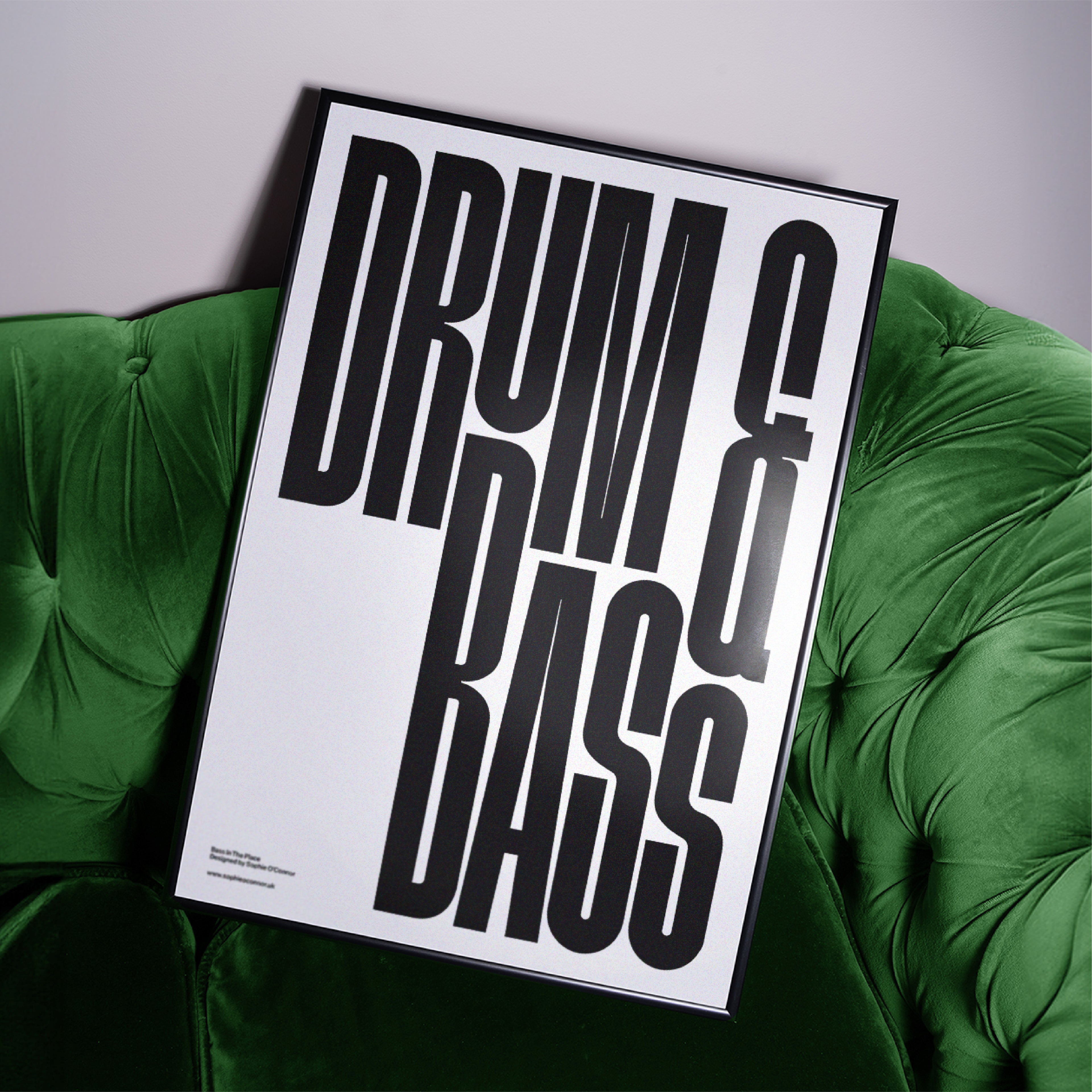 Bass In The Place Print