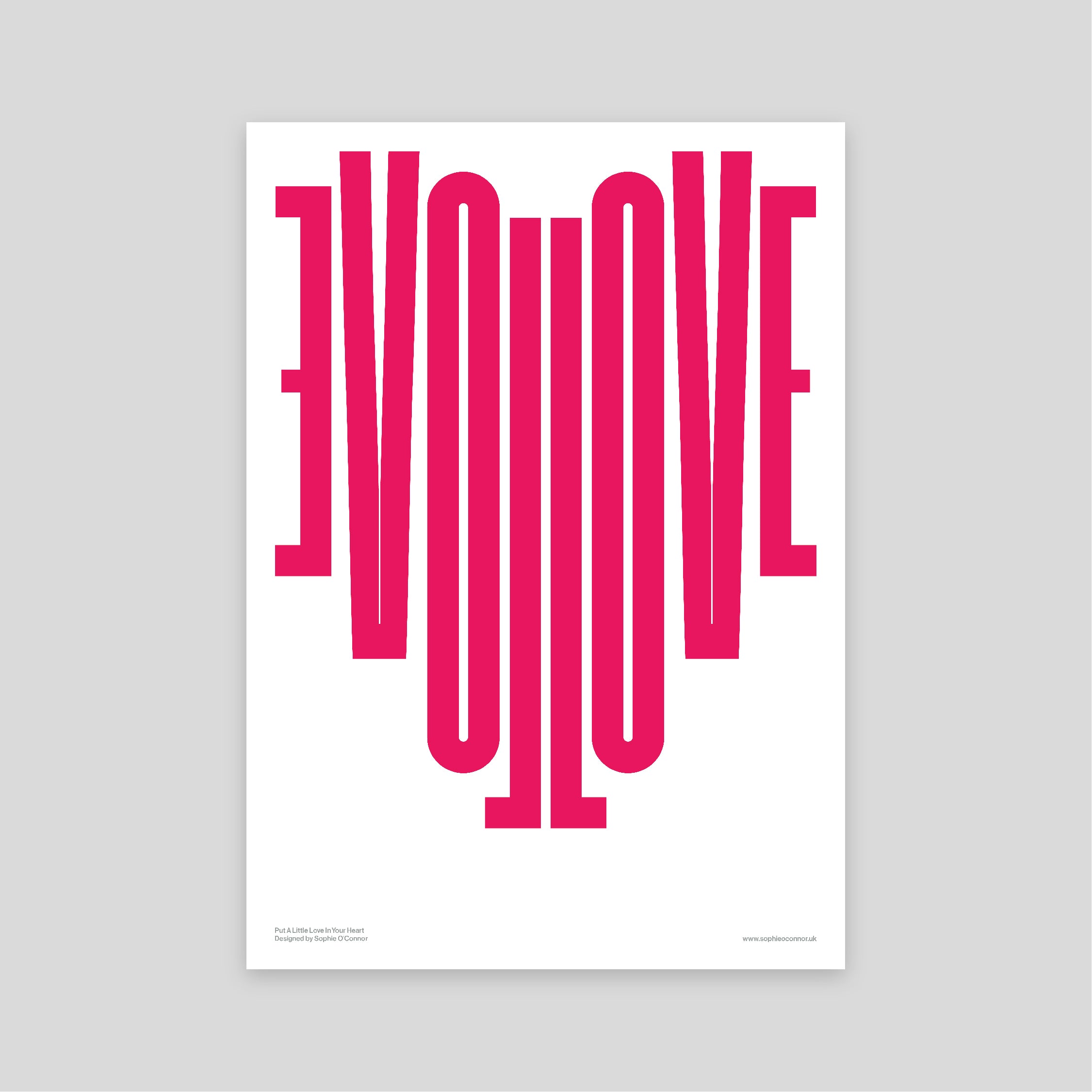 Put A Little Love In Your Heart Print