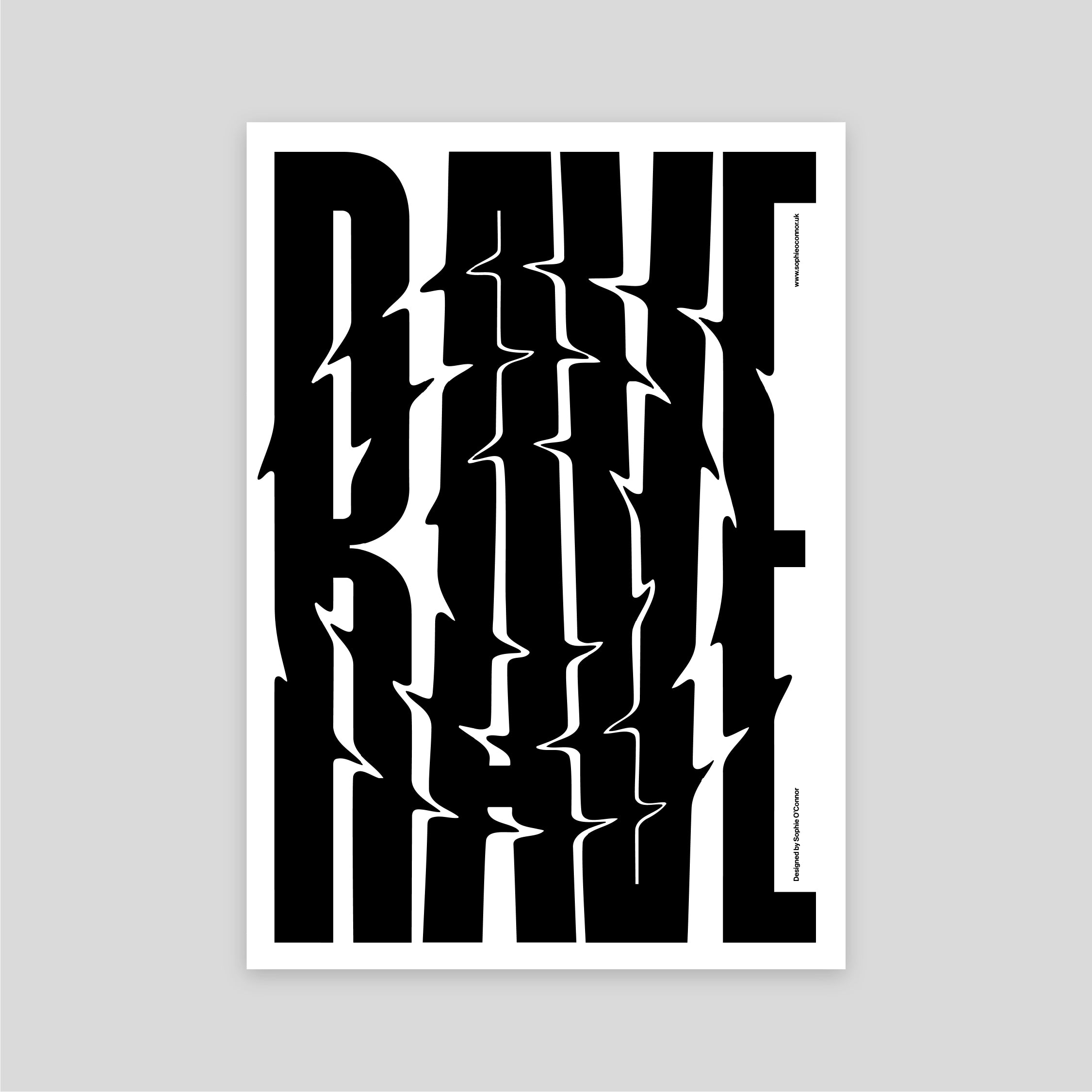 Life Begins at The Rave Print