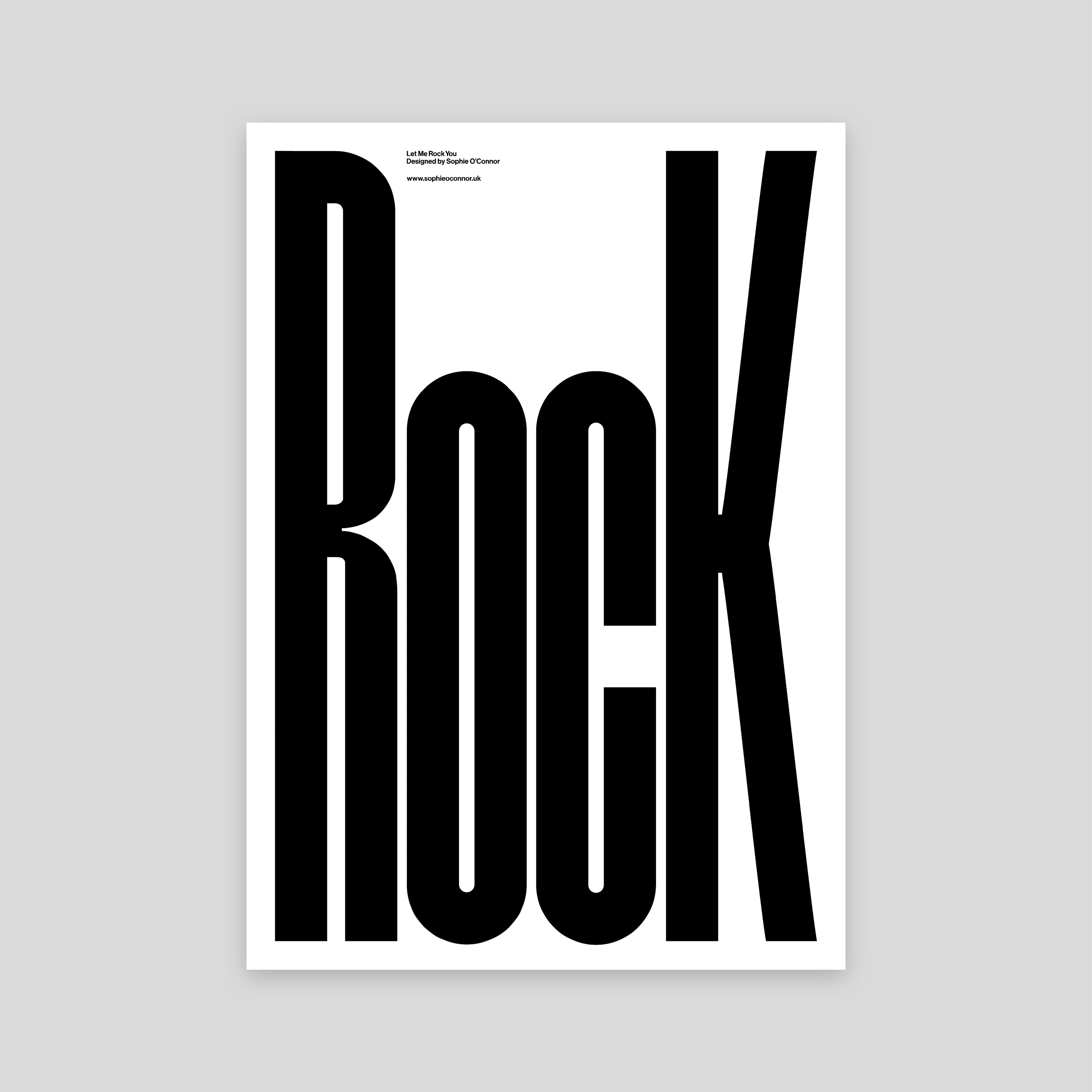 Let Me Rock You Print